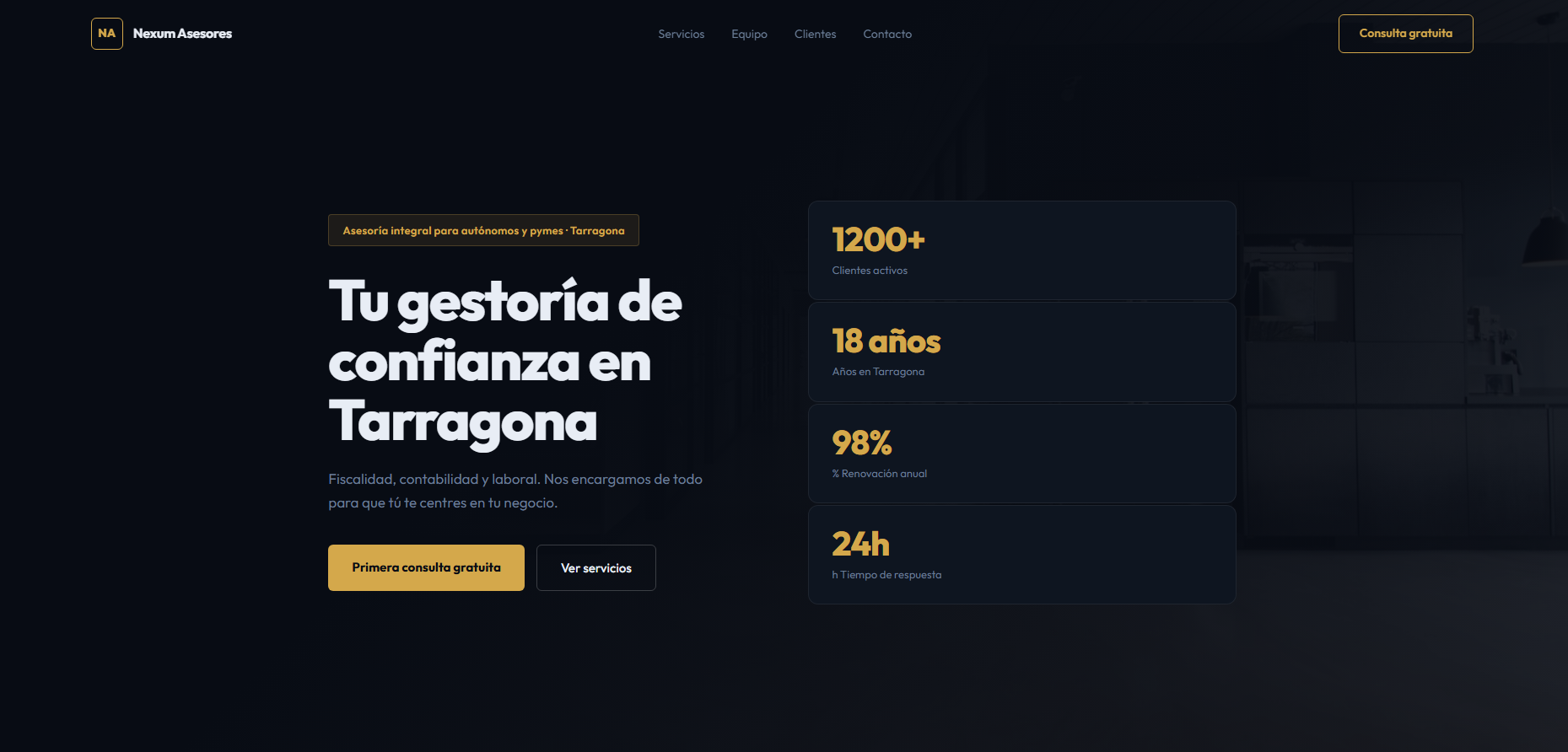 Web Corporativa · Gestoría
